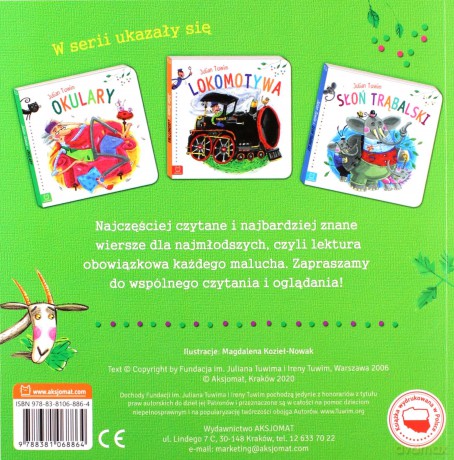 Okulary (duży format) - Julian Tuwim [KSIĄŻKA]
