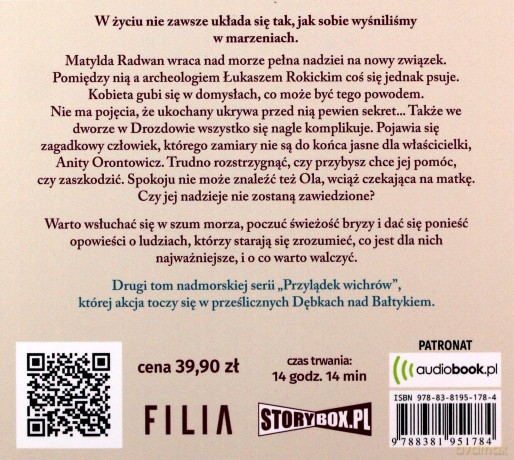 Róża wiatrów. Przylądek wichrów (Tom 2) - Agnieszka Krawczyk [AUDIOBOOK]