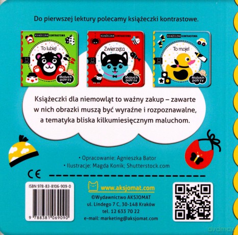 To moje! Maluch patrzy. Książeczka kontrastowa [KSIĄŻKA]