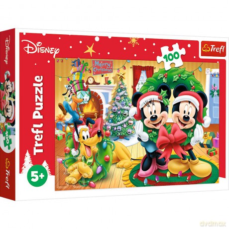 TREFL 100 el. Magia świąt Disney (16365) [PUZZLE]