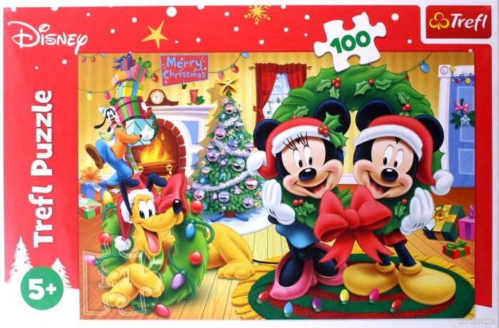 TREFL 100 el. Magia świąt Disney (16365) [PUZZLE]