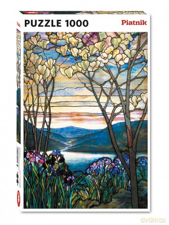 TREFL 1000 el. Tiffany Magnolie i Irysy [PUZZLE]