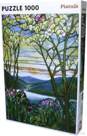 TREFL 1000 el. Tiffany Magnolie i Irysy [PUZZLE]