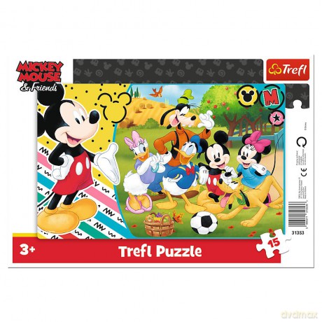 TREFL 15 el. ramkowe Mickey Mouse na wsi (31353) [PUZZLE]