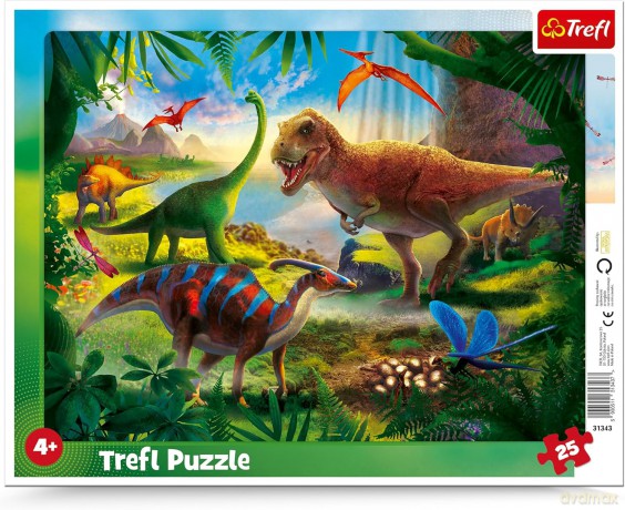 TREFL 25 el. ramkowe Dinozaury (31343) [PUZZLE]