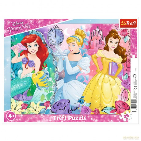 TREFL 25 el. ramkowe Magiczne księżniczki (31360) [PUZZLE]
