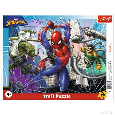 TREFL 25 el. ramkowe Odważny Spiderman (31347) [PUZZLE]