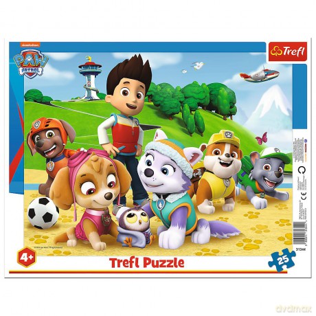TREFL 25 el. ramkowe Psi Patrol na tropie (31344) [PUZZLE]