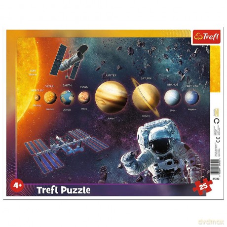 TREFL 25 el. ramkowe Układ słoneczny (31342) [PUZZLE]