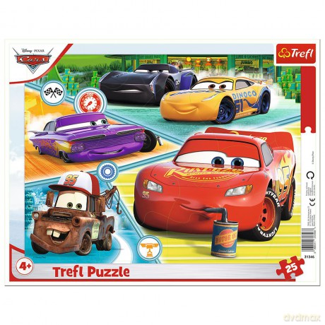 TREFL 25 el. ramkowe Zgrana ekipa Cars 3 (31346) [PUZZLE]