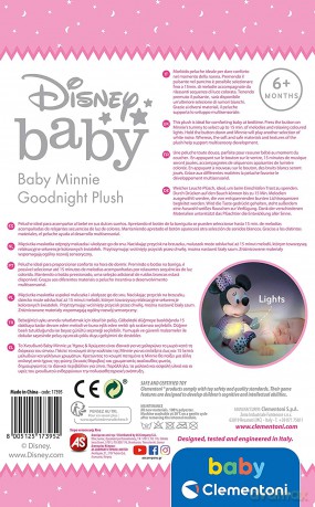 Uspokajająca maskotka mała Minnie 17395