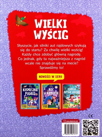 Wielki wyścig. Duże litery. Opowiadania do nauki czytania - Agata Giełczyńska-Jonik [KSIĄŻKA]