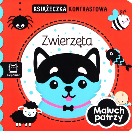 Zwierzęta. Maluch patrzy. Książeczka kontrastowa [KSIĄŻKA]
