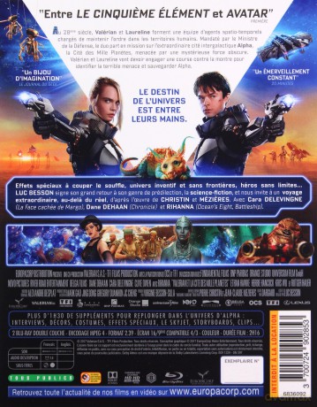 Valerian and the City of a Thousand Planets (Valerian i miasto tysiąca planet) [2xBlu-Ray]