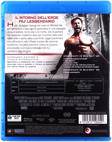 Wolverine [Blu-Ray 3D]+[2xBlu-Ray]
