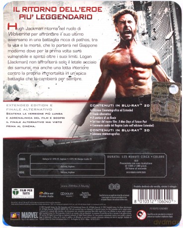 Wolverine [Blu-Ray 3D]+[2xBlu-Ray]