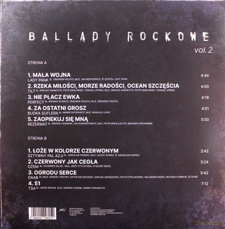 Ballady rockowe vol. 2 [Winyl]
