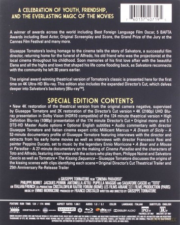 Cinema Paradiso [Blu-Ray 4K]+[Blu-Ray]