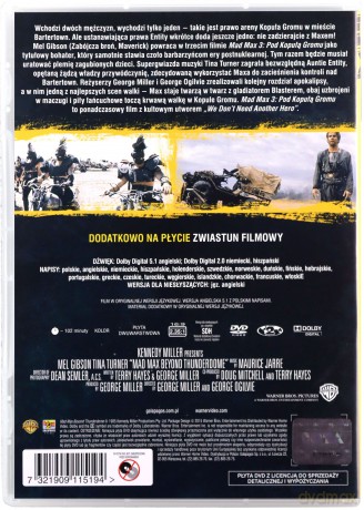 Mad Max 3. Pod kopułą gromu [DVD]
