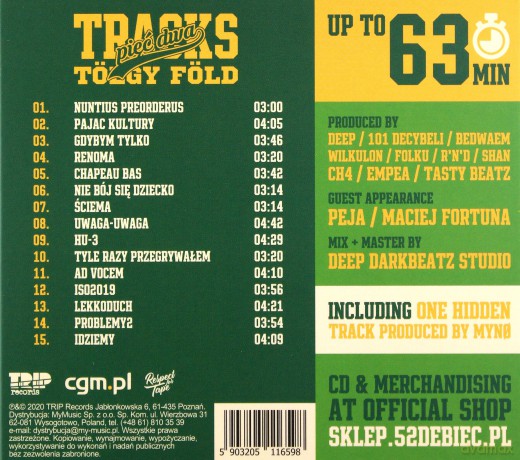 Pięć Dwa Dębiec: Tölgy Föld [CD]