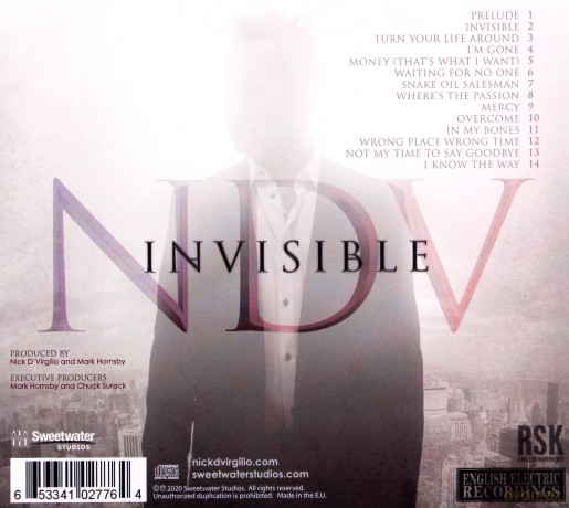 Nick D'Virgilio: Invisible [CD]