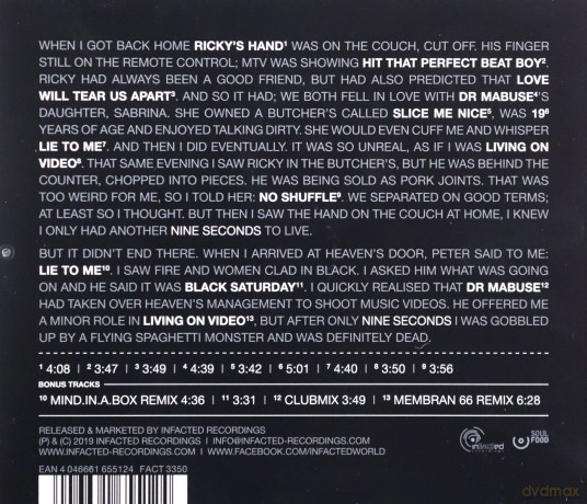 Nine Seconds: That Perfect Beat Will Tear Us Apart [CD]