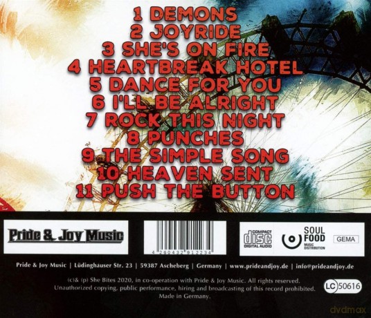 She Bites: Joyride [CD]