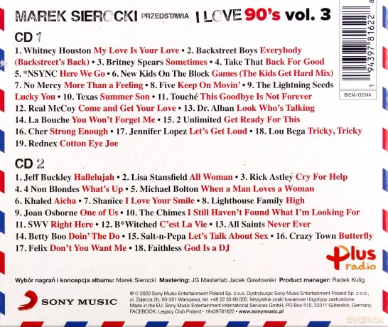 Marek Sierocki Przedstawia: I Love 90's vol. 3 [2CD]