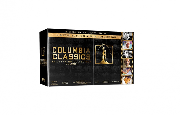 Columbia Classics Collection: Volume 1: (Mr. Smith Goes to Washington / Lawrence z Arabii / Dr. Strangelove / Gandhi / Ich własna liga / Jerry Maguire) [8xBlu-Ray 4K]+[8xBlu-Ray]+[DVD]