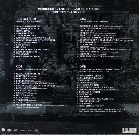 Lou Reed: New York [2xWinyl]+[3CD]+[DVD]
