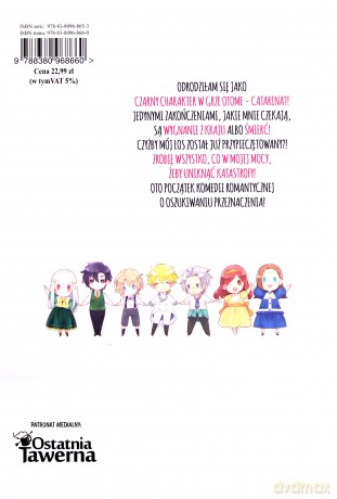 Odrodzona jako czarny charakter w grze otome, gdzie wszystkie ścieżki prowadzą do złego zakończenia (Tom 1) [KOMIKS]