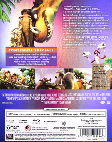 Ice Age: Dawn of the Dinosaurs (Epoka lodowcowa 3: Era dinozaurów) [Blu-Ray]