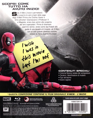 X-Men: First Class (X-Men: Pierwsza klasa) [Blu-Ray]