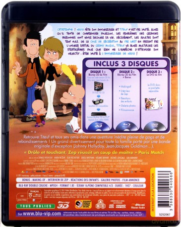 Titeuf [Blu-Ray 3D]+[Blu-Ray]+[DVD]