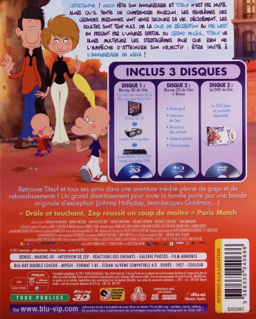 Titeuf [Blu-Ray 3D]+[Blu-Ray]+[DVD]