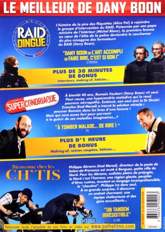Dany Boon: R.A.I.D. Special Unit / Superchondriac / Welcome to the Sticks (Agentka specjalnej troski / Przychodzi facet do lekarza / Jeszcze dalej niż Północ) [BOX] [3DVD]