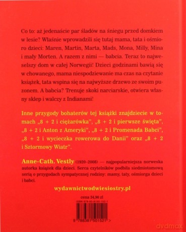 8 + 2 i domek w lesie - Cath Vestley Anne [KSIĄŻKA]