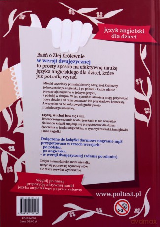 Baśń o Złej Królewnie. A Tale of An Evil Princess w wersji dwujęzycznej dla dzieci - Magdalena Kornatowska [KSIĄŻKA]