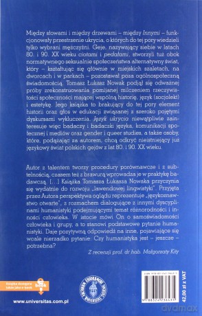 Język ukrycia. Zapisany socjolekt gejów - Tomasz Łukasz Nowak [KSIĄŻKA]