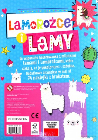 Kolorowanka. Lamorożce i Lamy [KSIĄŻKA]