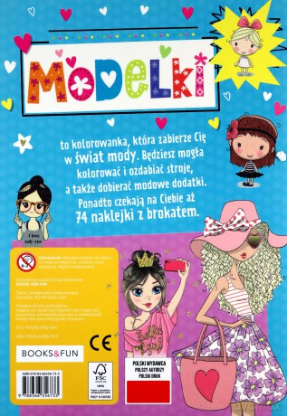 Kolorowanka. Modelki [KSIĄŻKA]
