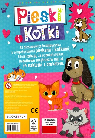 Kolorowanka. Pieski i Kotki [KSIĄŻKA]