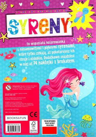 Kolorowanka. Syreny [KSIĄŻKA]