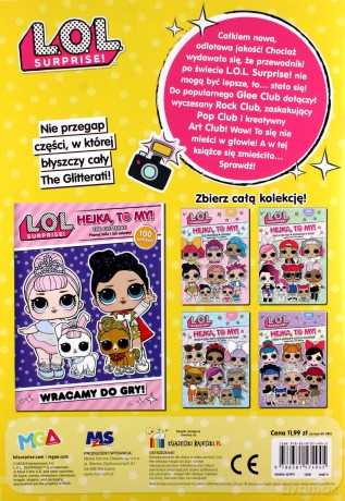 L.O.L. Surprise! Hejka, to my! Wracamy do gry! Glee Część 6 [KSIĄŻKA]