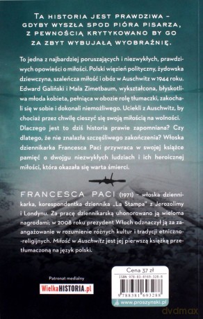 Miłość w Auschwitz - Francesca Paci [KSIĄŻKA]