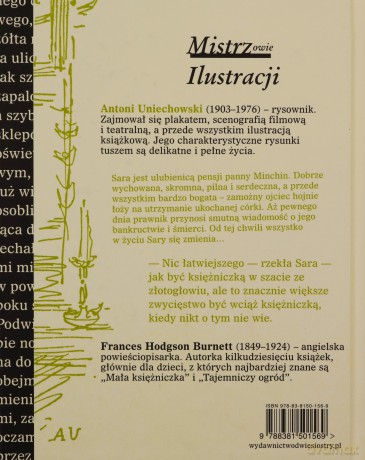 Mistrzowie ilustracji. Mała księżniczka - Hodgson Burnett Frances, Antoni Uniechowski [KSIĄŻKA]