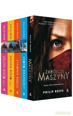 Zabójcze maszyny. Złoto drapieżcy. Cynowa Księga. Zielona Burza część 1 i 2 - Philip Reeve [KSIĄŻKA]