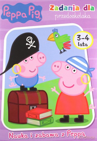 Peppa Pig. Zadania dla przedszkolaka cz. 1 (3-4 lata) [KSIĄŻKA]