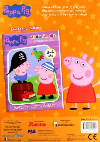 Peppa Pig. Zadania dla przedszkolaka cz. 2 (4-5 lat) [KSIĄŻKA]