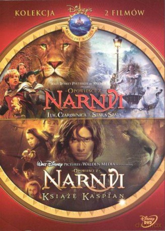Opowieści z Narnii: Lew, czarownica i stara szafa / Książę Kaspian (Disney) Pakiet [2DVD]